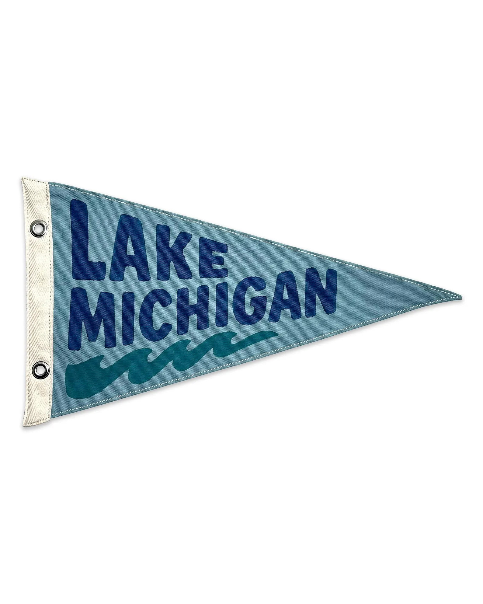 Lake Michigan Vintage-Inspired Canvas Pennant Flag | Etsy (Global)