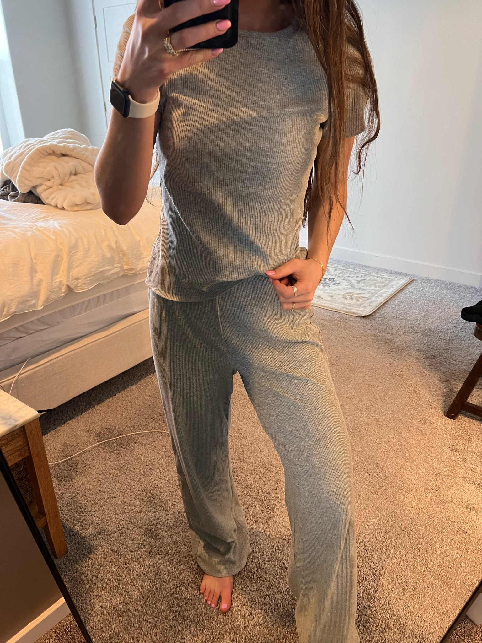 Sleep set! So comfortable. I got a small and I’m 5’4” #sleepwear #sleepset 

#LTKfindsunder100