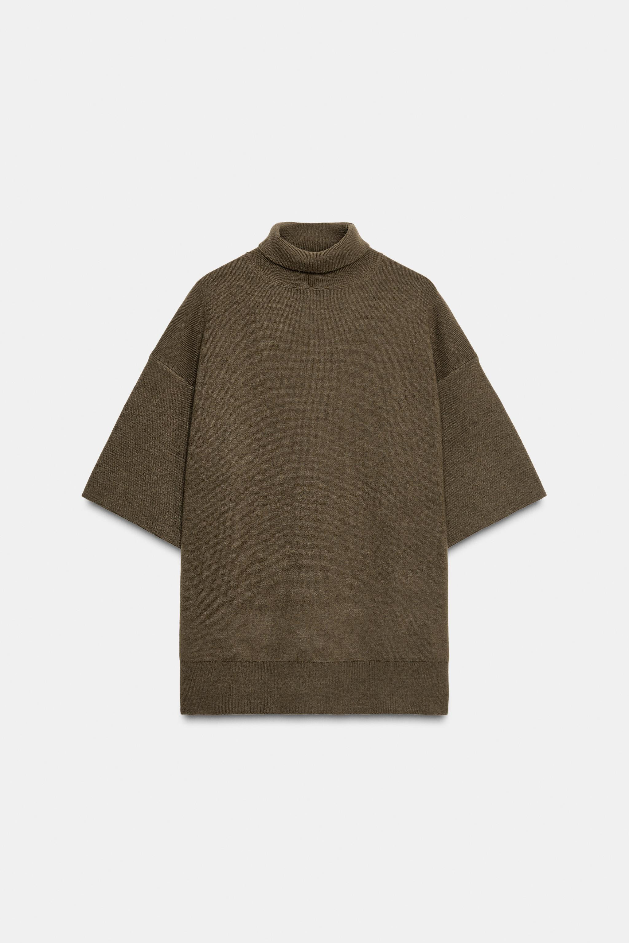 OVERSIZED WOOL SWEATER WITH HIGH NECK | Zara Canada