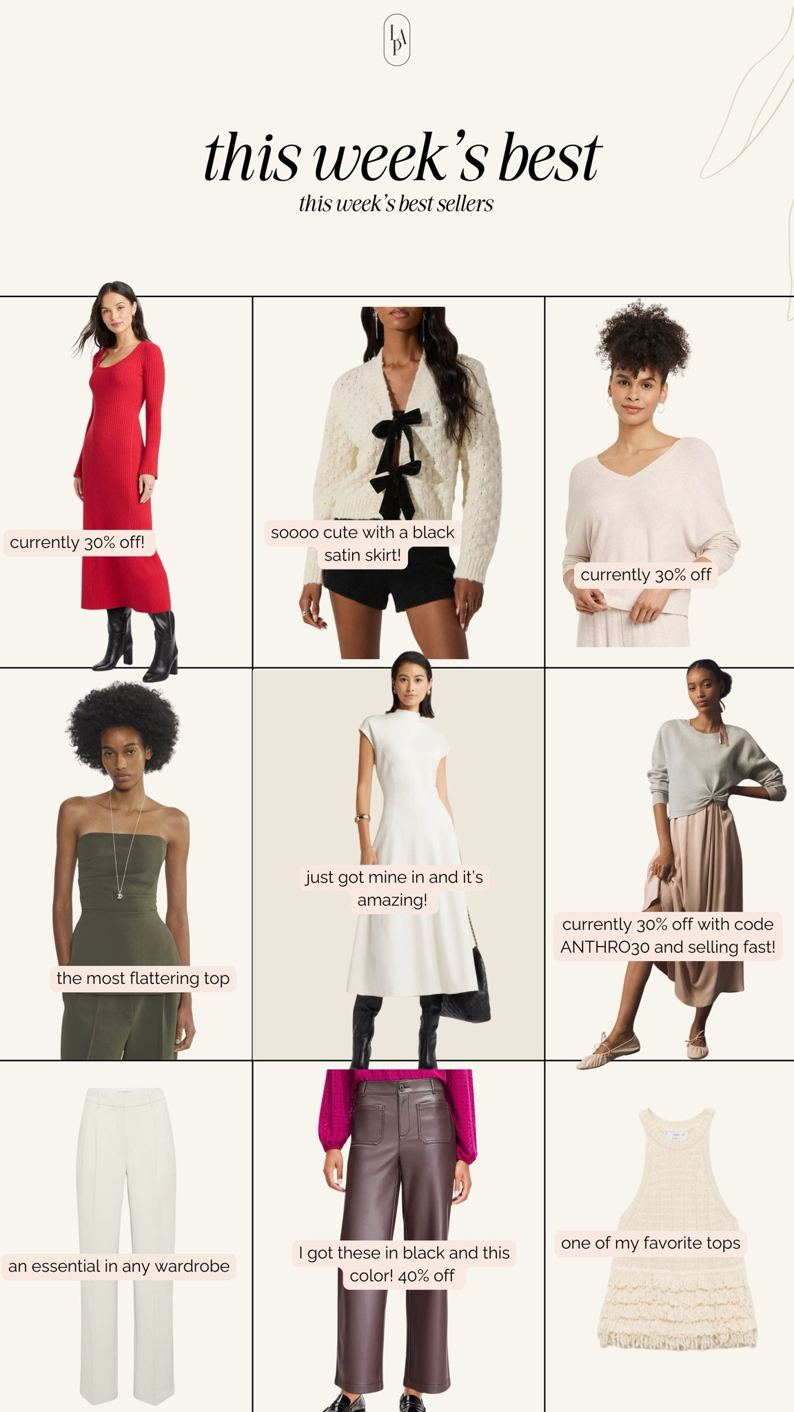 This week’s bestsellers 