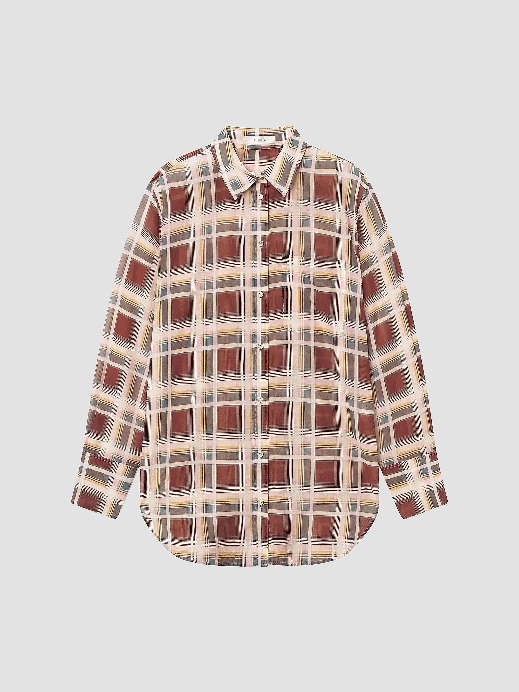 The Boy Plaid Cotton-Silk Shirt | Saks Fifth Avenue