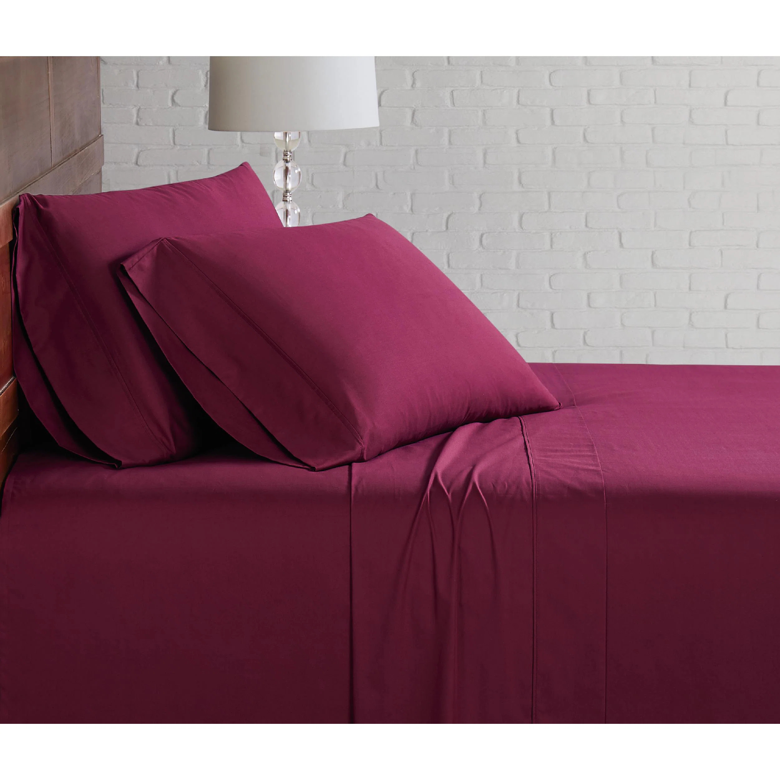 100% Cotton Standard Solid Colour Sheet Set | Wayfair North America