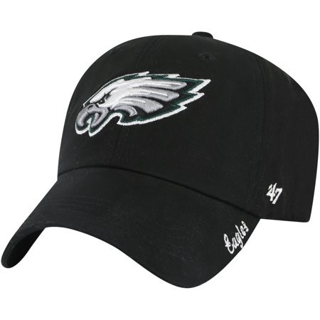 Women s 47 Black Philadelphia Eagles Miata Clean Up Adjustable Hat | Walmart (US)
