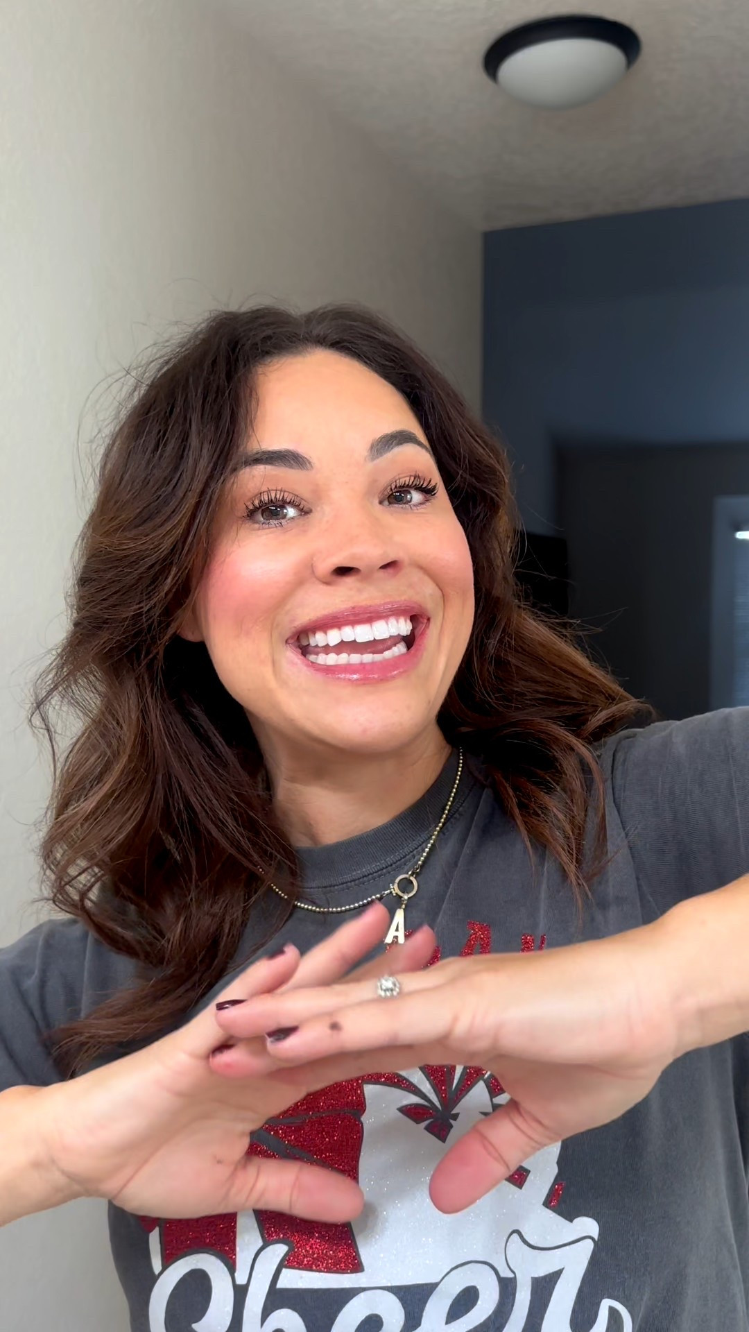 Get ready with us! #grwm #makeup #tryon #cheer 