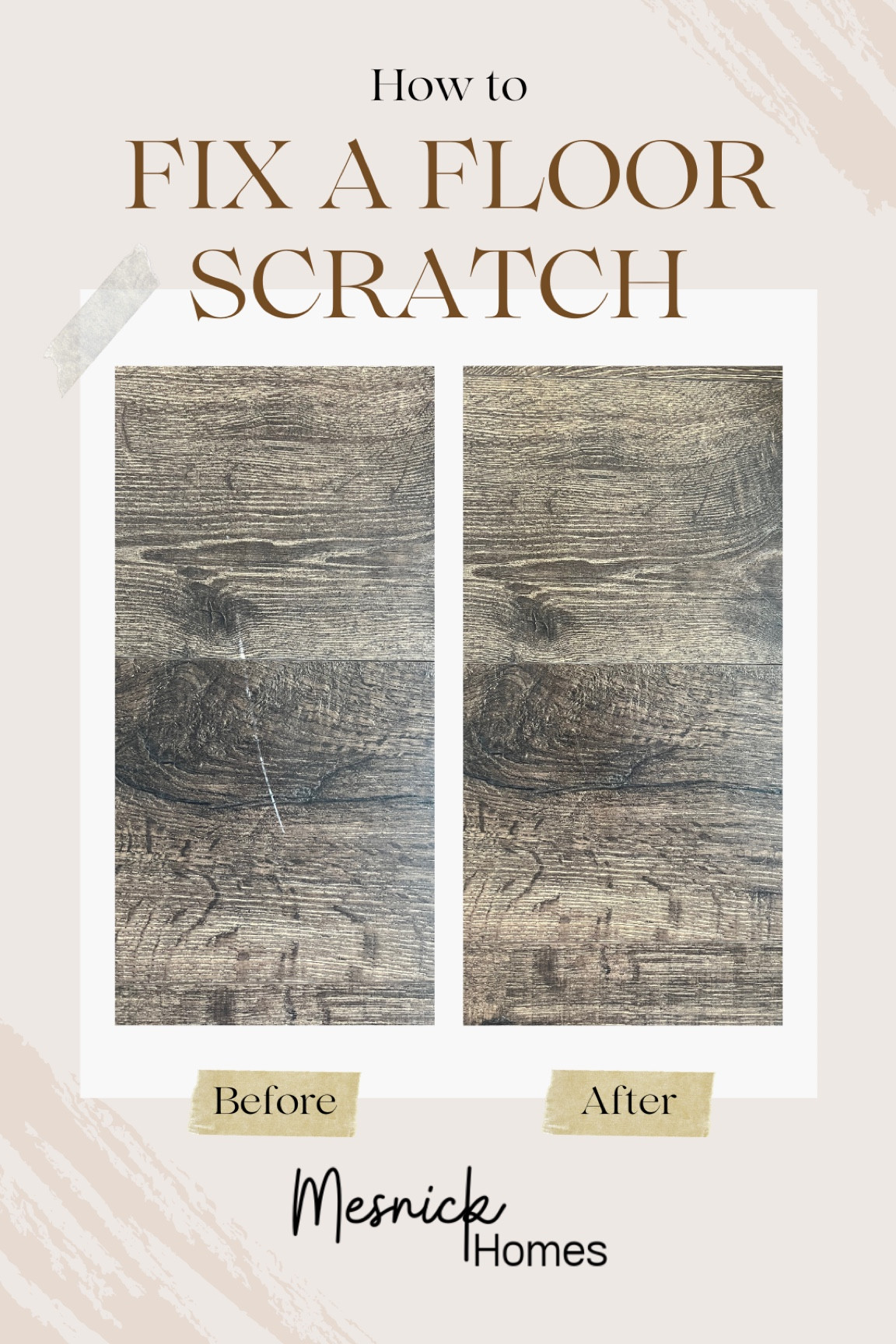 Don’t stress over that scratch in your vinyl floor! Check out my IG for an easy tutorial on how to fix it super quick! 

#LTKhome #LTKunder50