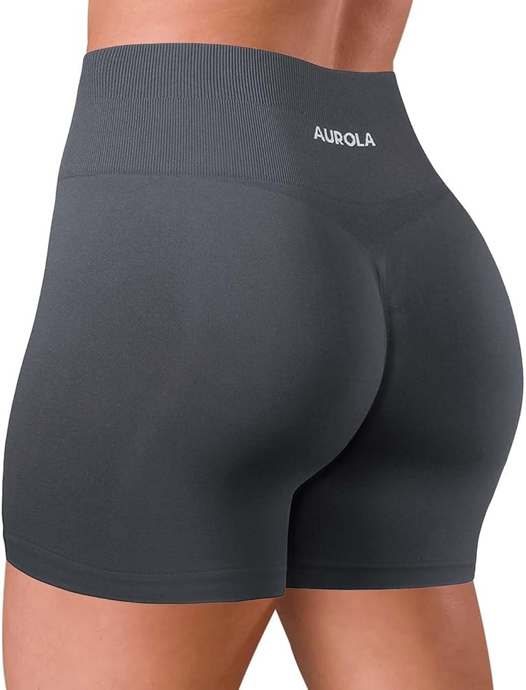 AUROLA Dream Collection Women Workout Shorts High Waist Gym Shorts, Scrunch Butt Seamless Athleti... | Amazon (US)
