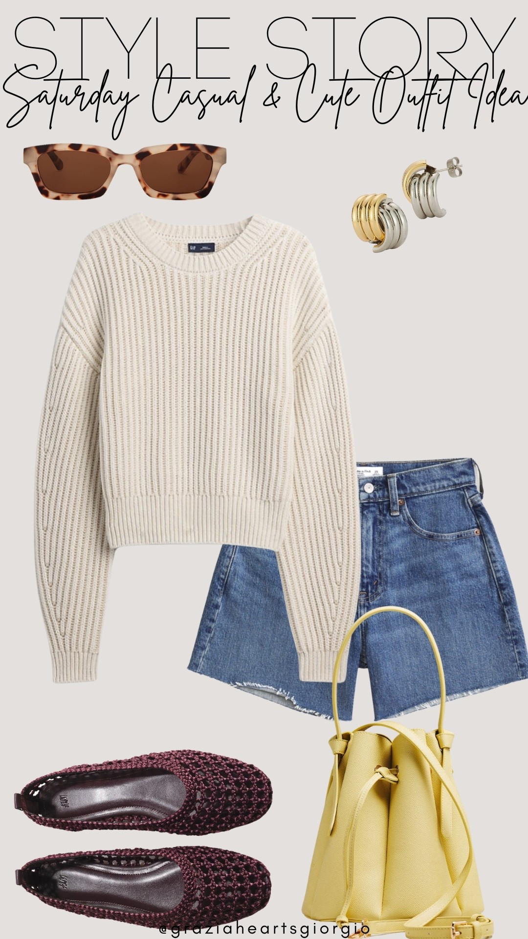 Saturday Casual & Cute Outfit Idea 
.
.
#saturday 

#LTKgrwm #LTKootd