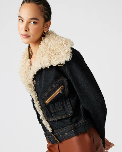 LAZULI DENIM JACKET | Steve Madden (US)