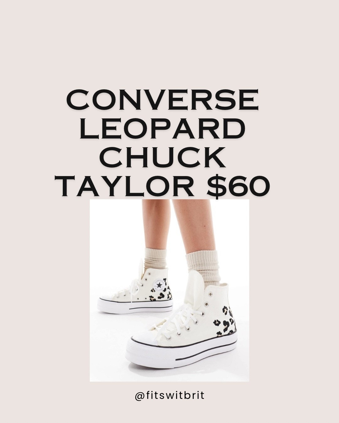 Converse Leopard Chuck Taylor on sale $60

#LTKSaleAlert #LTKFindsUnder100 #LTKShoeCrush