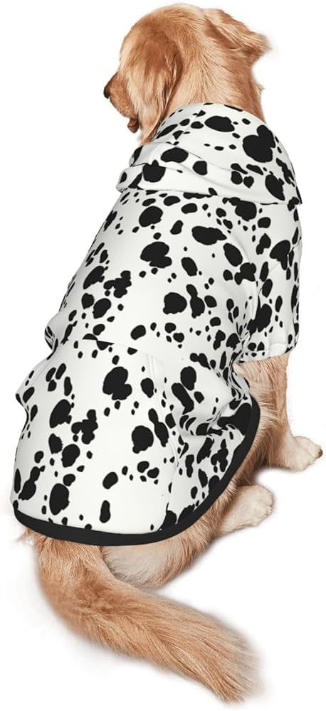Halloween Dalmatian Dog Costume, Cute Animal Dalmatians Print Winter Clothes Sweaters for Hallowe... | Amazon (US)