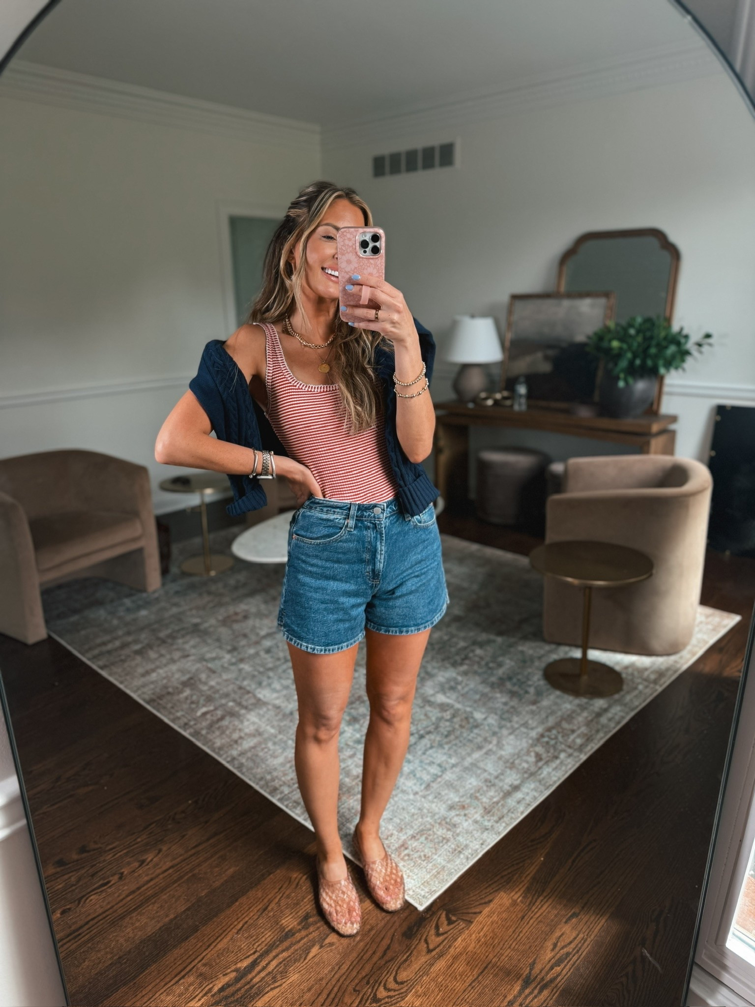 A classic red, white and blue outfit that would be perfect for Memorial Day grill outs, festivals and graduation parties!

#LTKootd #LTKgrwm #LTKmomlife