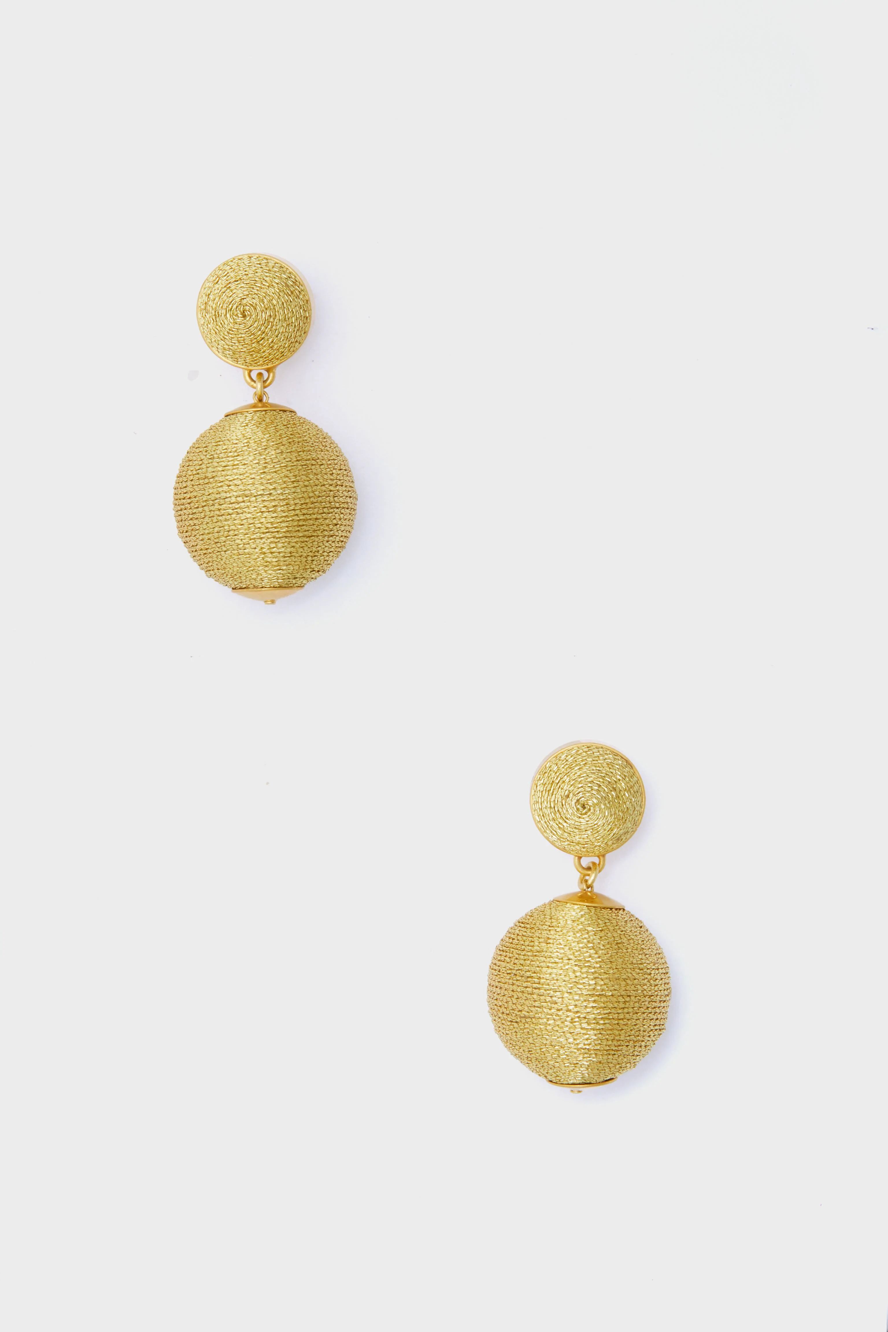 Gold Petite Lantern Earrings | Tuckernuck (US)
