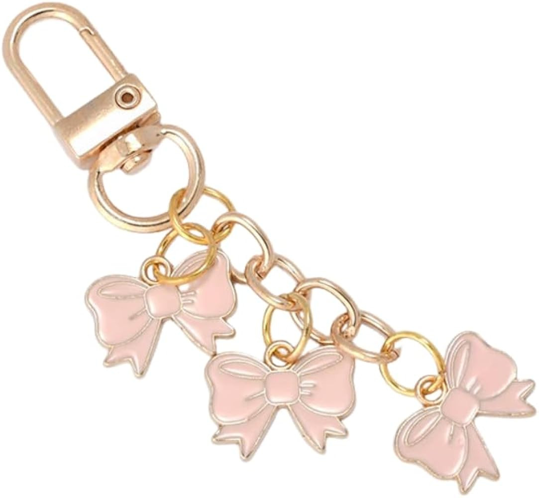 MMIUAEG Enamel Bowknot Keychain for Women Y2K Sweet Cute Bow Charm Keyring Car Key Accessories Ba... | Amazon (US)