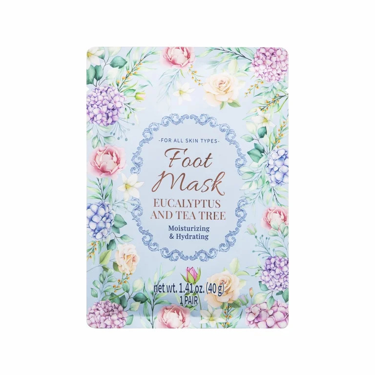 Walmart Hydrating and Nourishing Peel-off Foot Mask for Dry and Sensitive Skin - Walmart.com | Walmart (US)