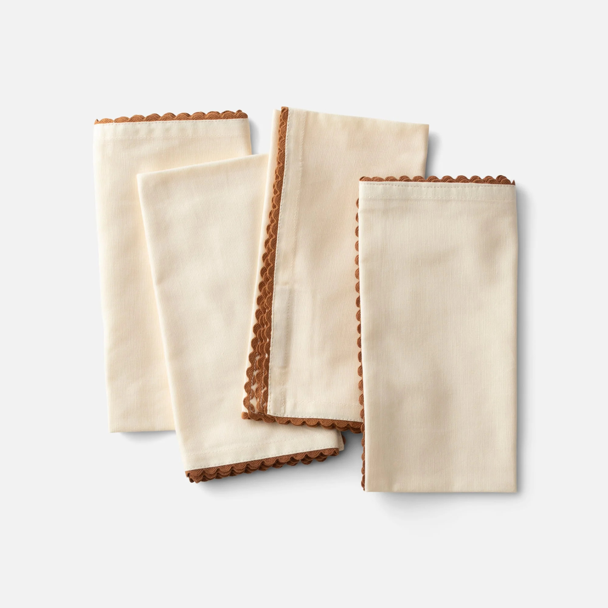Scallop Trim Napkin Set of 4 | Schoolhouse