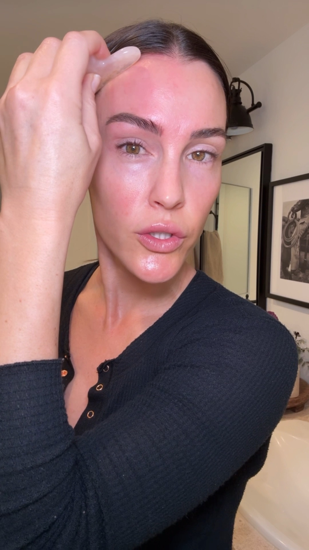 Teaching y’all how to gua sha your eyes to de-puff and release tension/wrinkles on my Instagram story today!💁🏻‍♀️

Skin
Skincare
Non-toxic
Clean Beauty 

#LTKgrwm #LTKmorningroutine #LTKBeauty