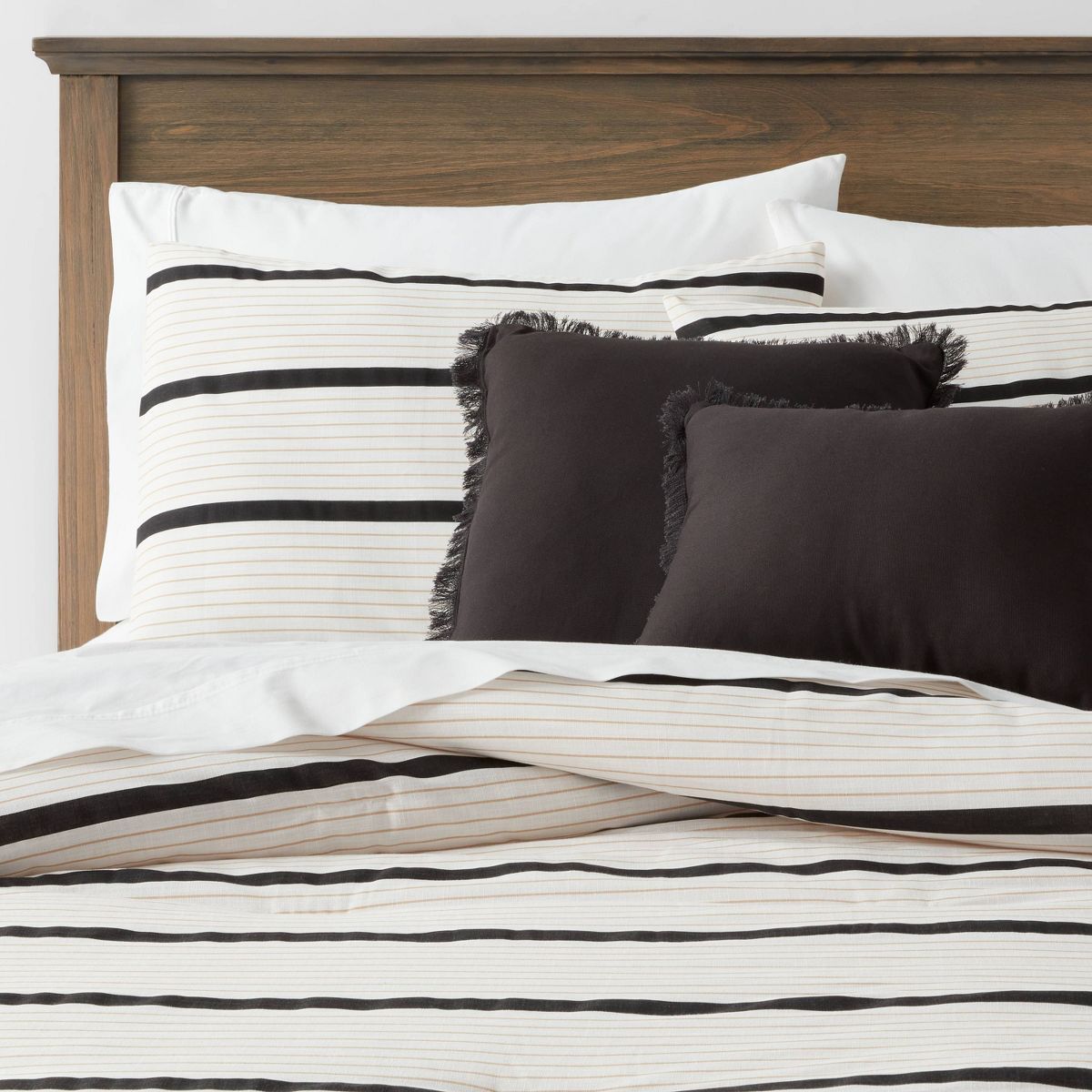 5pc Modern Stripe Comforter Set Off-White - Threshold™ | Target