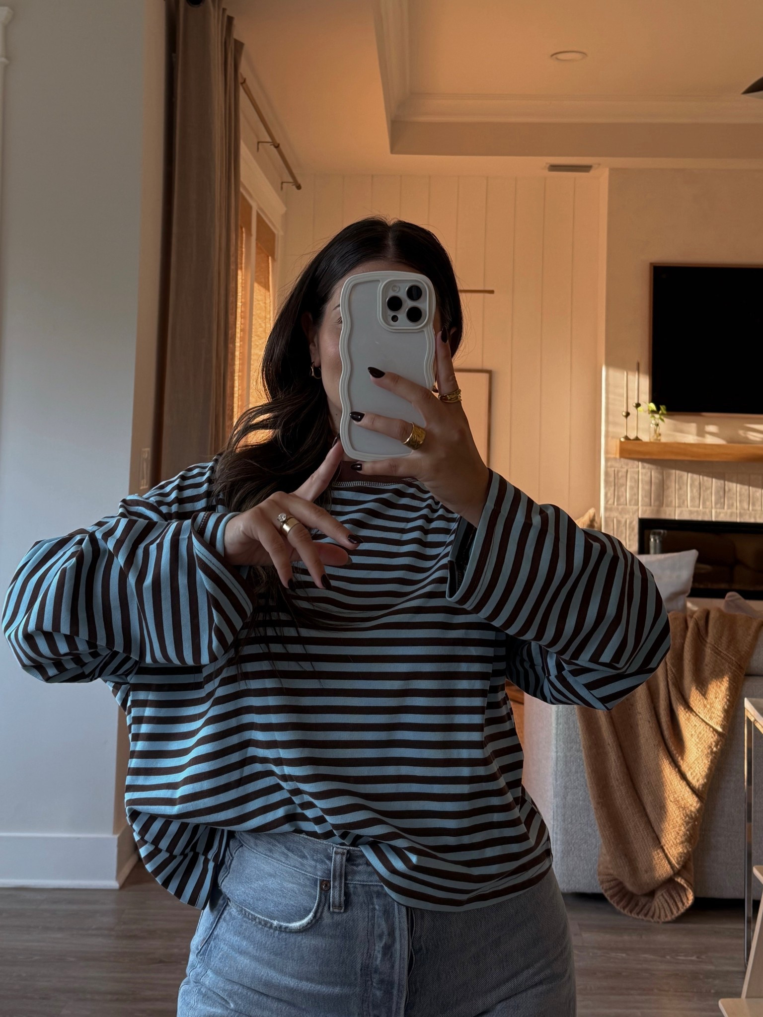 Lioness striped tee dupe!