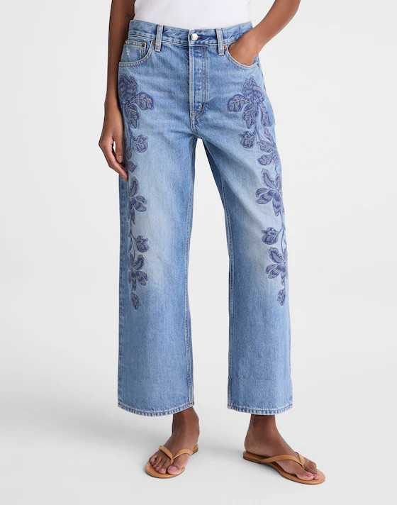 Low-Slung Baggy Crop Jean | Madewell