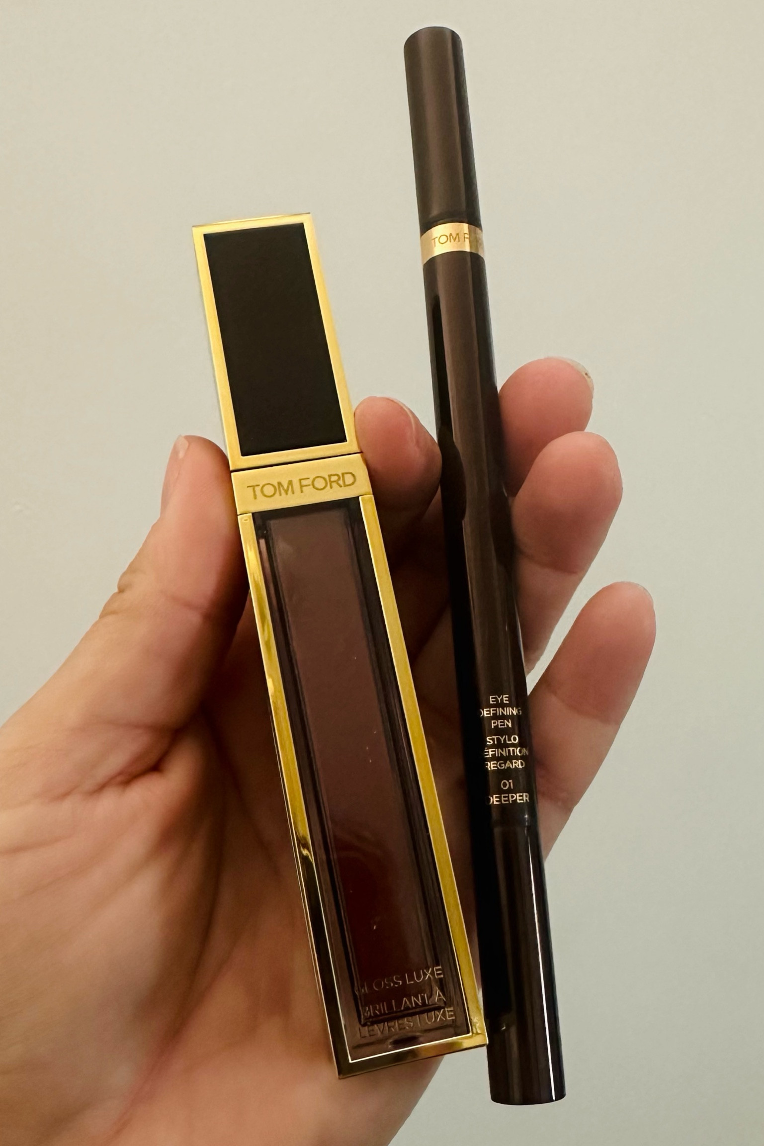 My new favorite beauty items. Tom Ford won with these two products. The liner is so precise and has to side with different thickness. The gloss is amazing. So hydrating and beautiful  

#LTKBeauty #LTKFindsUnder100