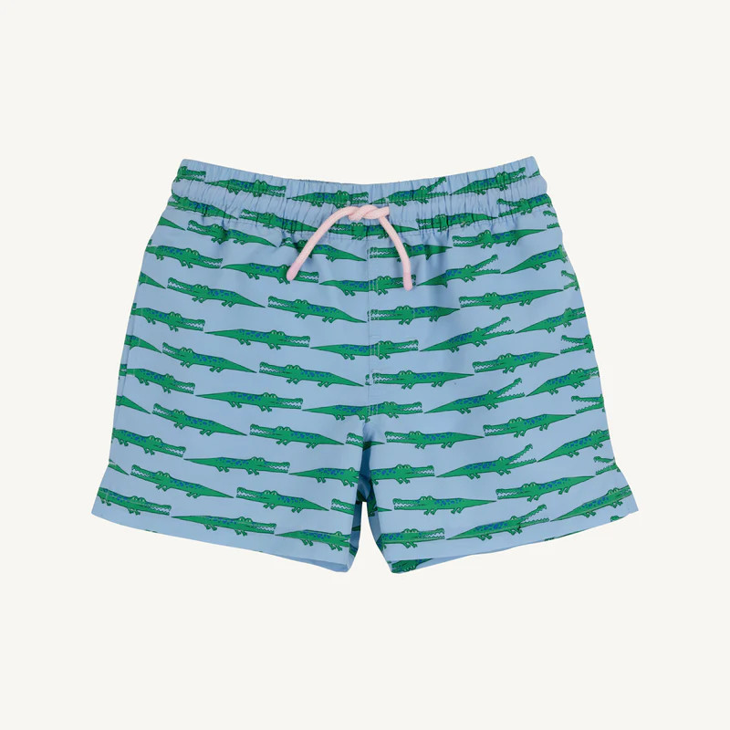 Tortola Trunks - See Ya Later Alligator with Palm Beach Pink | The Beaufort Bonnet Company