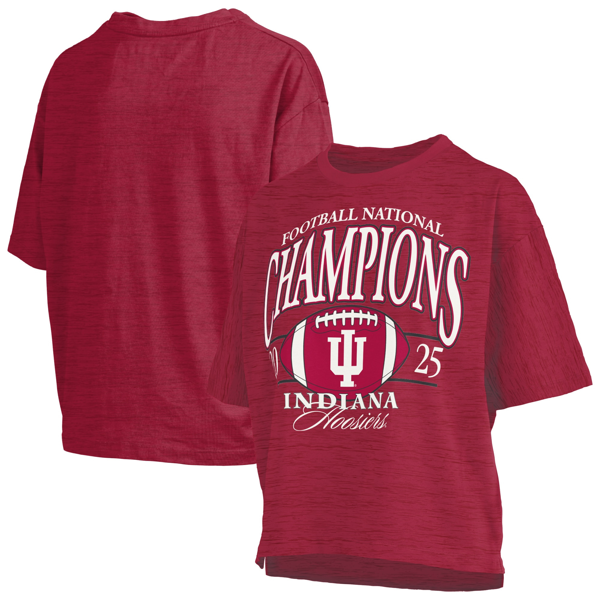 Indiana Hoosiers Pressbox Women's College Football Playoff 2025 National Champions Motley Crew T-... | Fanatics