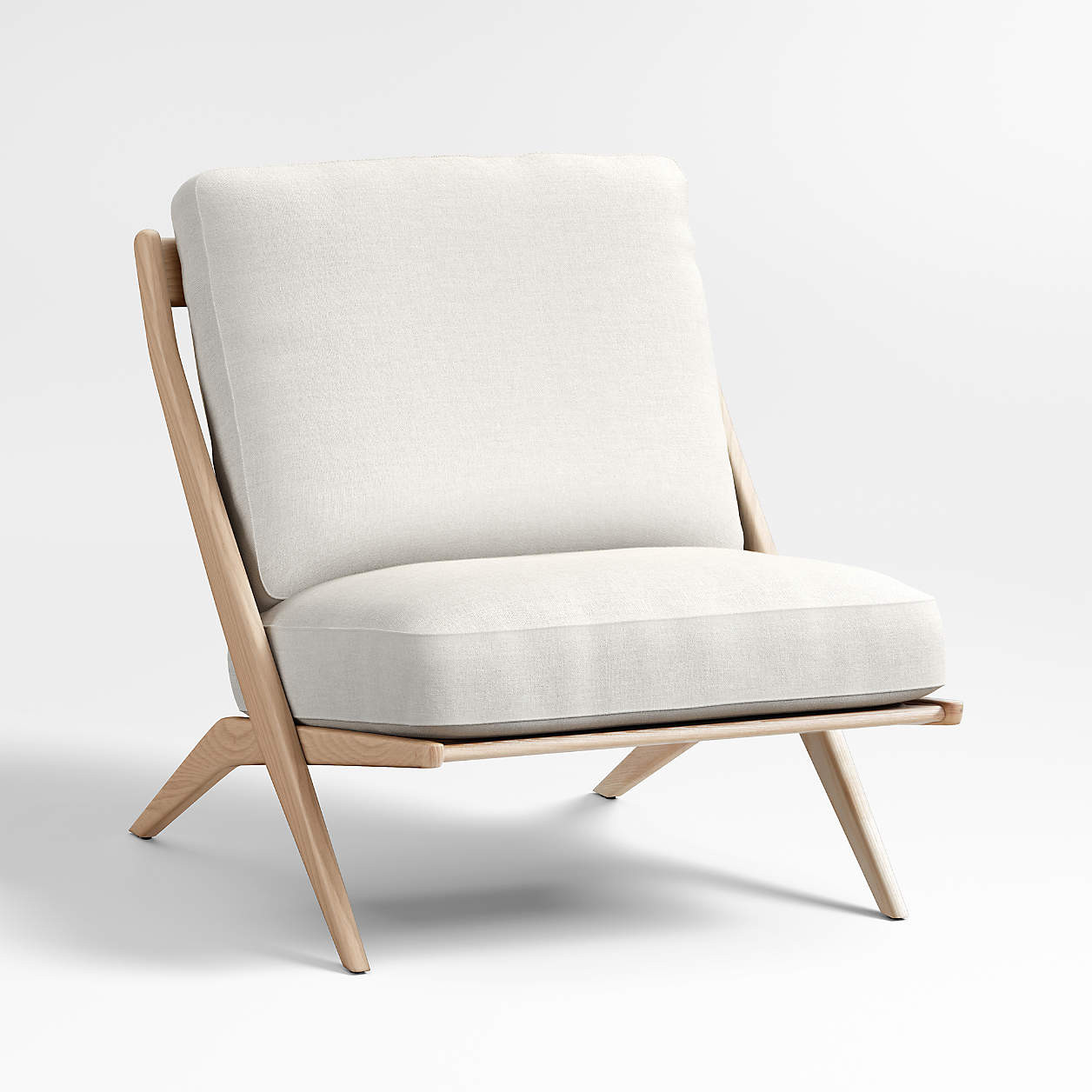 Pose Natural Accent Chair + Reviews | Crate & Barrel | Crate & Barrel