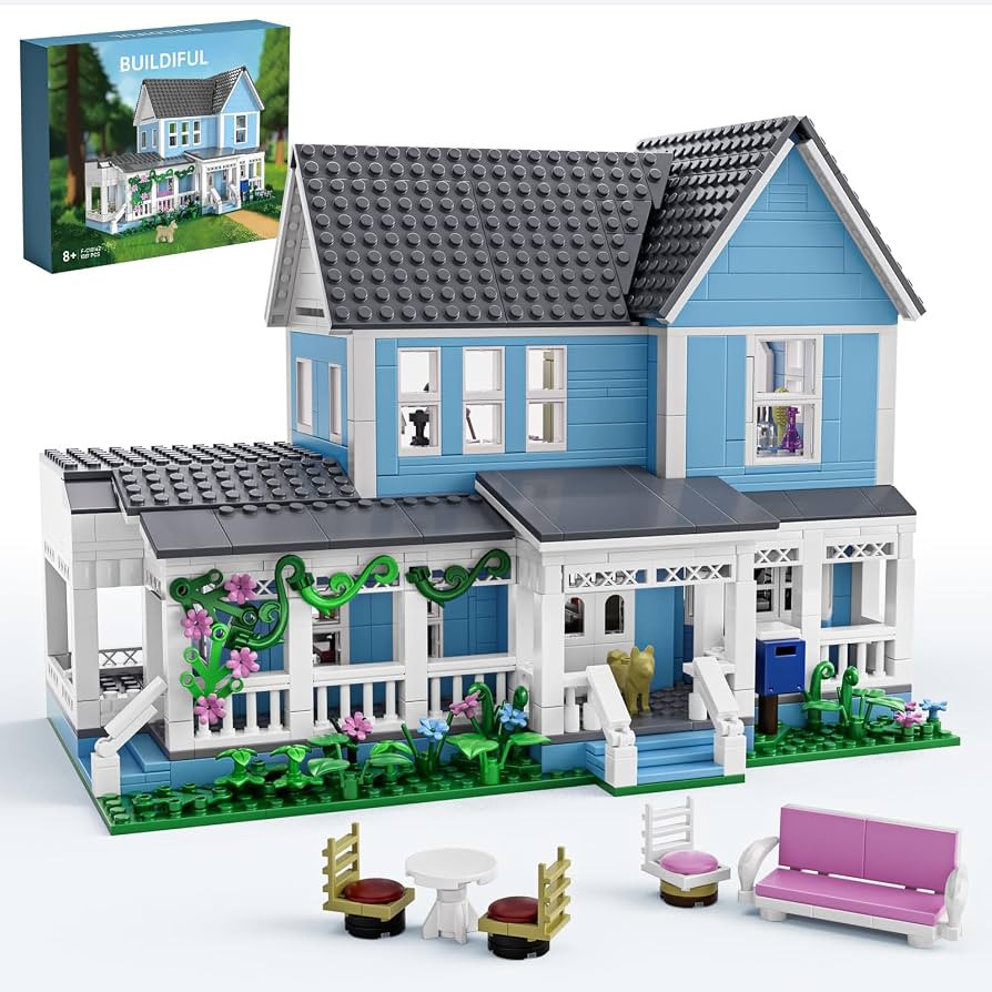 Gilmore House in Stars Hollow Luke\u2019s Diner Movie Building Block Toys Set Compatible with Leg... | Amazon (US)