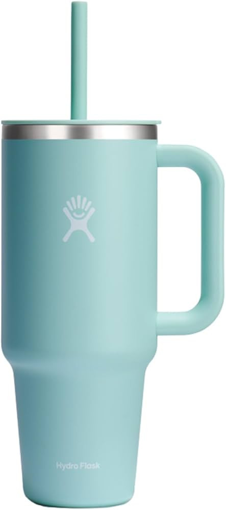 Hydro Flask Travel Tumbler Stainless Steel Insulated Cup with Lid and Straw for Cold Water and Dr... | Amazon (US)