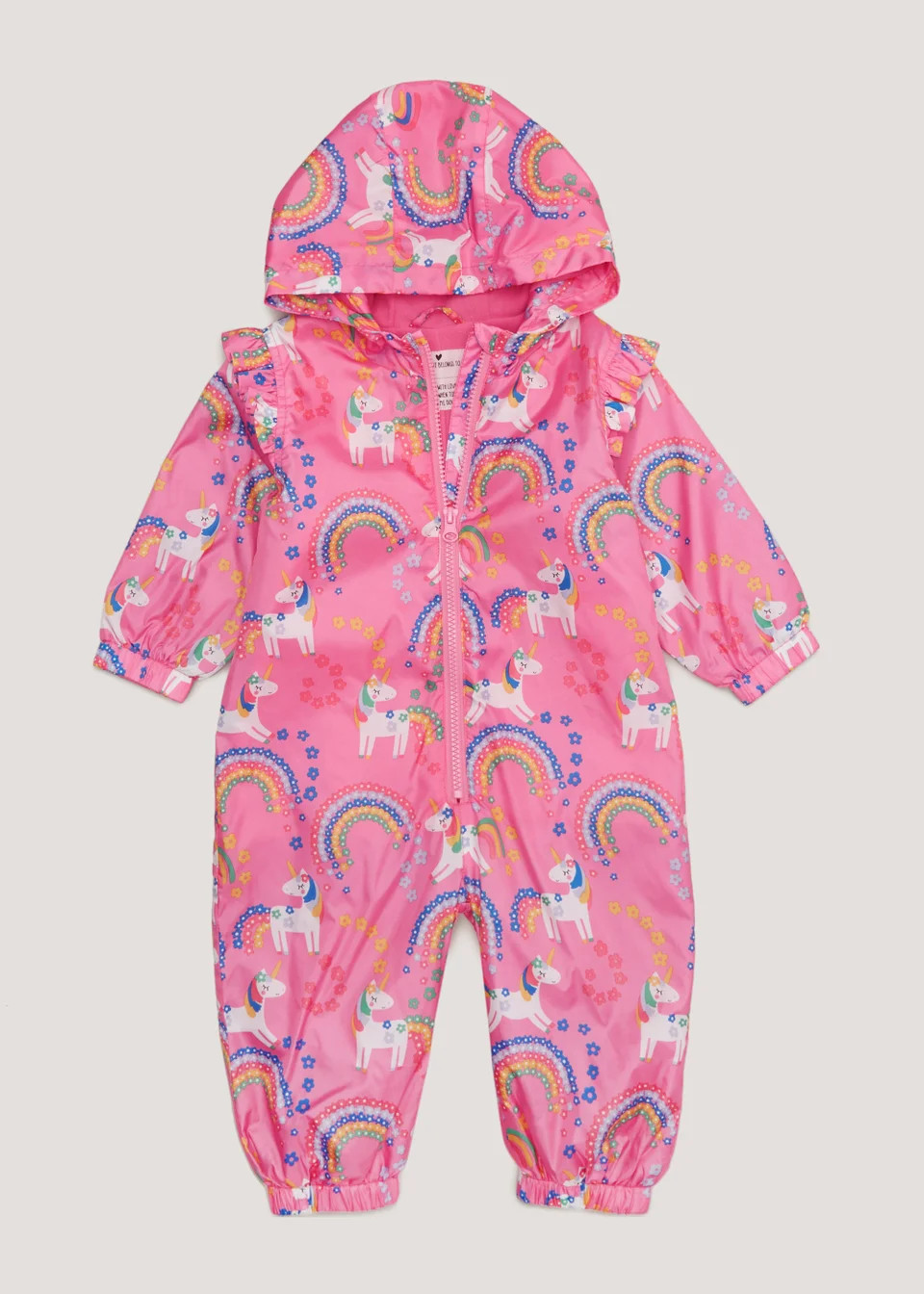 Girls Pink Unicorn Puddle Suit (9mths-6yrs) | Matalan (UK)