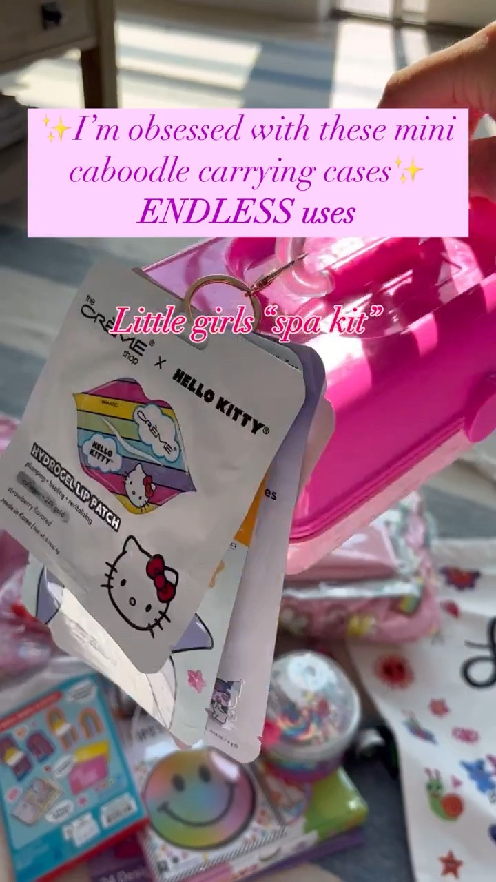 These make the best travel cases…

Endless creations:
Spa kit
Makeup kit 
Nail kit
Birthday kit 

💖Follow along for more ideas💖

Bath bombs not linked are from happy hippo

#kidsspa #kidsmakeup #kidsbathtime #caboodles #minicaboodle