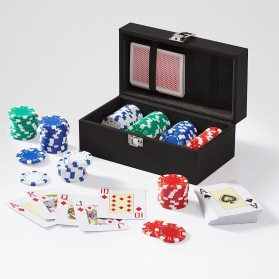 Leather Poker Set | Mark and Graham