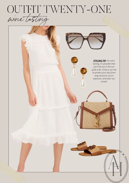 Gorgeous white dress perfect for wine tasting! 

#LTKFind #LTKstyletip #LTKSeasonal