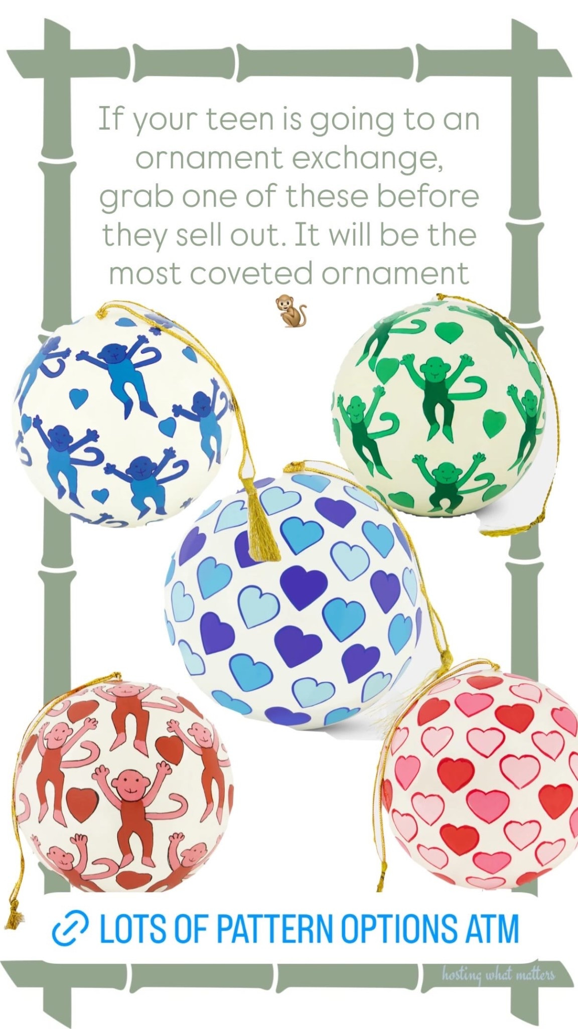 Roller Rabbit Christmas! Perfect for ornament exchanges and Christmas gifts for friends!

#teengifts #christmasdecor #christmasornaments #monkeys #rollerrabbit #christmasgift

#LTKHoliday #LTKParties #LTKGiftGuide