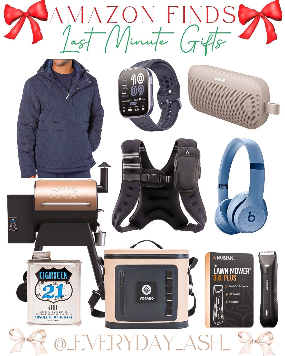 Amazon // last minute gifts for him 🎄🎁

Gifts for men, men fashion, gifts for parents, traeger grill, headphones. Weighted vest, men’s razor 

#LTKMens #LTKGiftGuide #LTKHoliday
