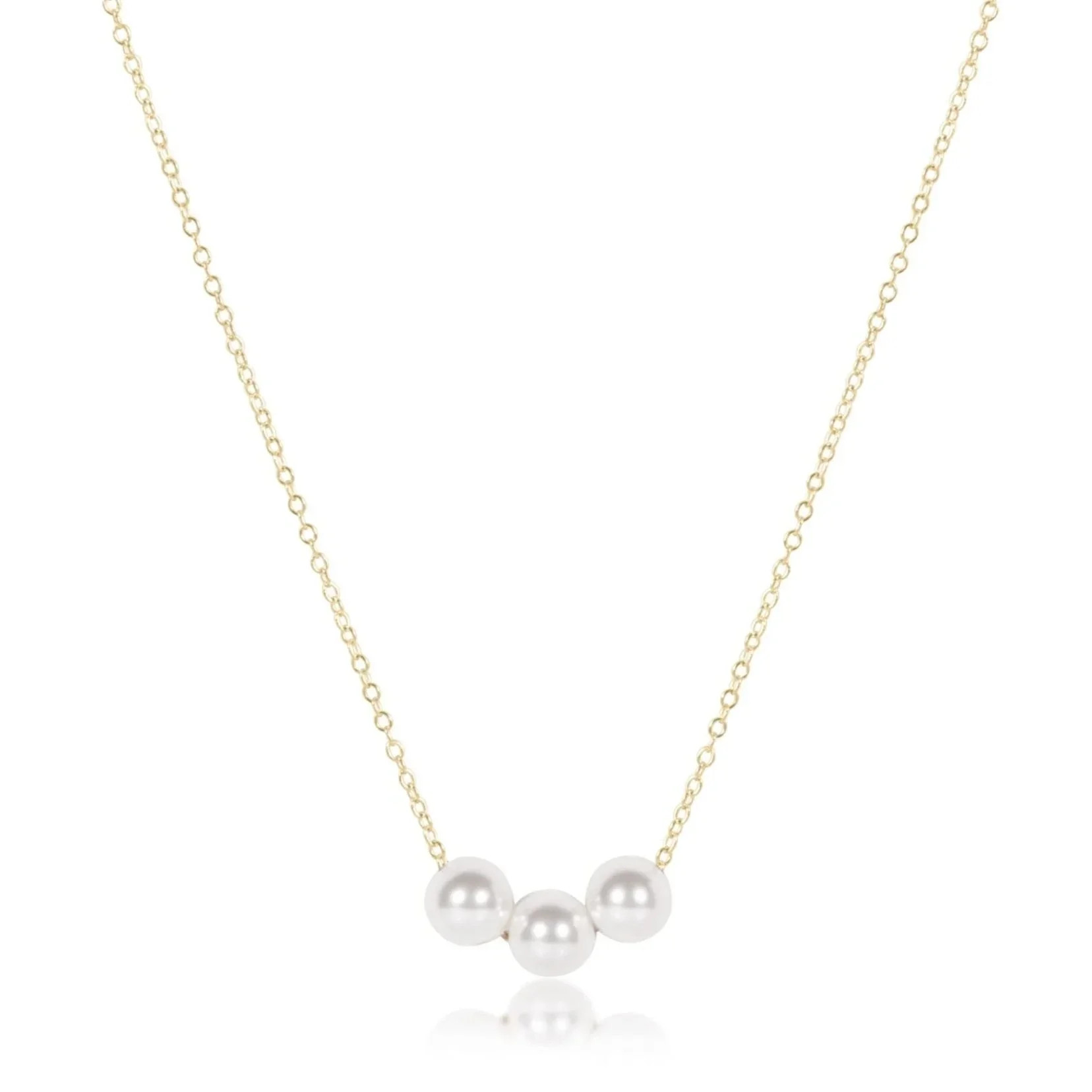 16" Joy Necklace - Pearl | The Horseshoe Crab