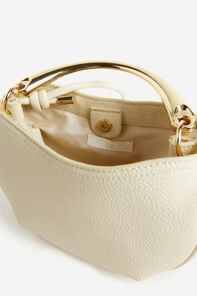 Handle-detail Crossbody Bag - Light beige - Ladies | H&M US | H&M (US + CA)