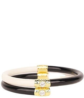 BuDhaGirl Yin Yang All Weather Bangles� Bracelet Set - L | Dillard's