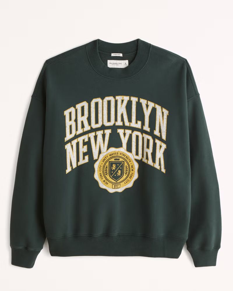 New York Graphic Crew Sweatshirt | Abercrombie & Fitch (US)