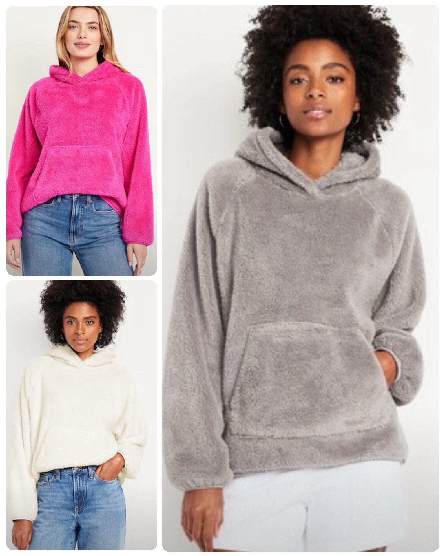 Old Navy has their Sherpa Pullover Hoodies down to only $18 today!! This top is so incredibly comfy and soft - so perfect to snuggle up in this season! (It’s that top you’ll want to throw on as soon as you get home from a long day…or wear anytime you just want to be ultra comfy.) Fantastic deal for these! 

#LTKFindsUnder50 #LTKStyleTip #LTKSaleAlert