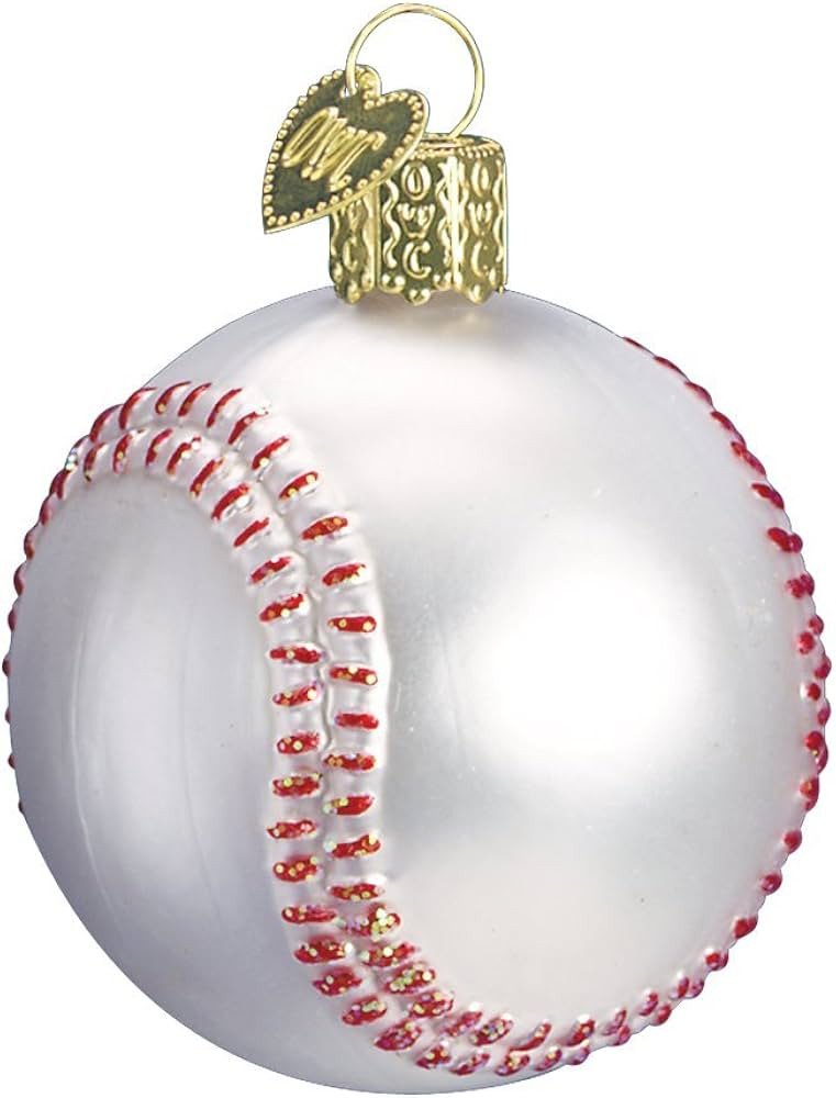 Old World Christmas 2020 Christmas Ornament Baseball Glass Blown Ornament for Christmas Tree | Amazon (US)