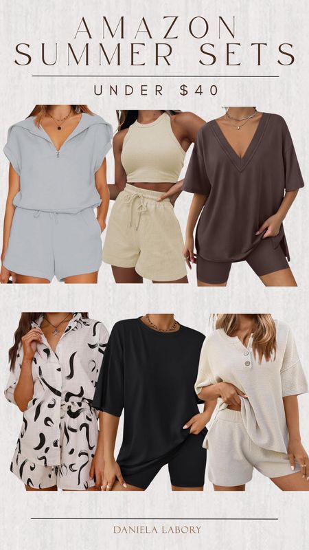 Amazon Summer Sets Under $40

Summer outfit
Two piece set
Travel outfit
Resort outfit
Vacation outfit
Maternity 
Postpartum 
Mother’s Day


#LTKstyletip #LTKfindsunder100 #LTKfindsunder50