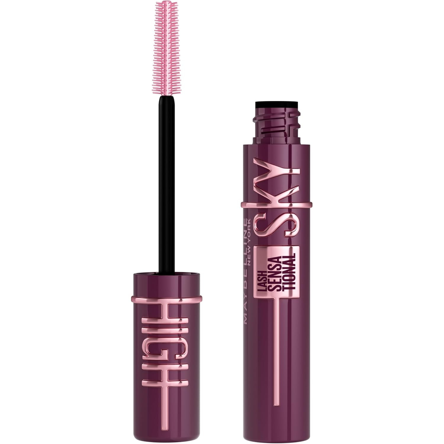 Maybelline Lash Sensational Sky High Mascara, Volumizing, Burgundy Haze | Amazon (US)