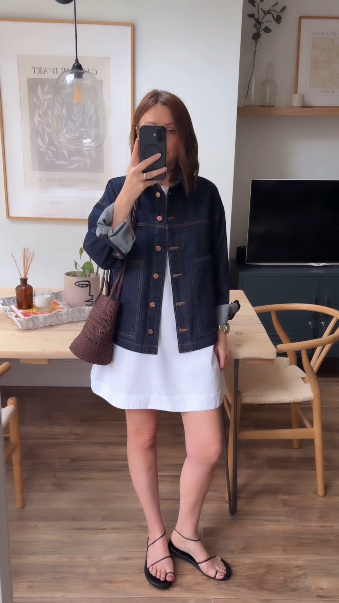 I don’t often buy dresses but loved this one so much I bought it in 2 colours. I love the simple cut, the white dress is lined so you don’t have to worry about it being transparent, it can be dressed up and down and it has pockets! I wear an xs.

#LTKuk #LTKsummer