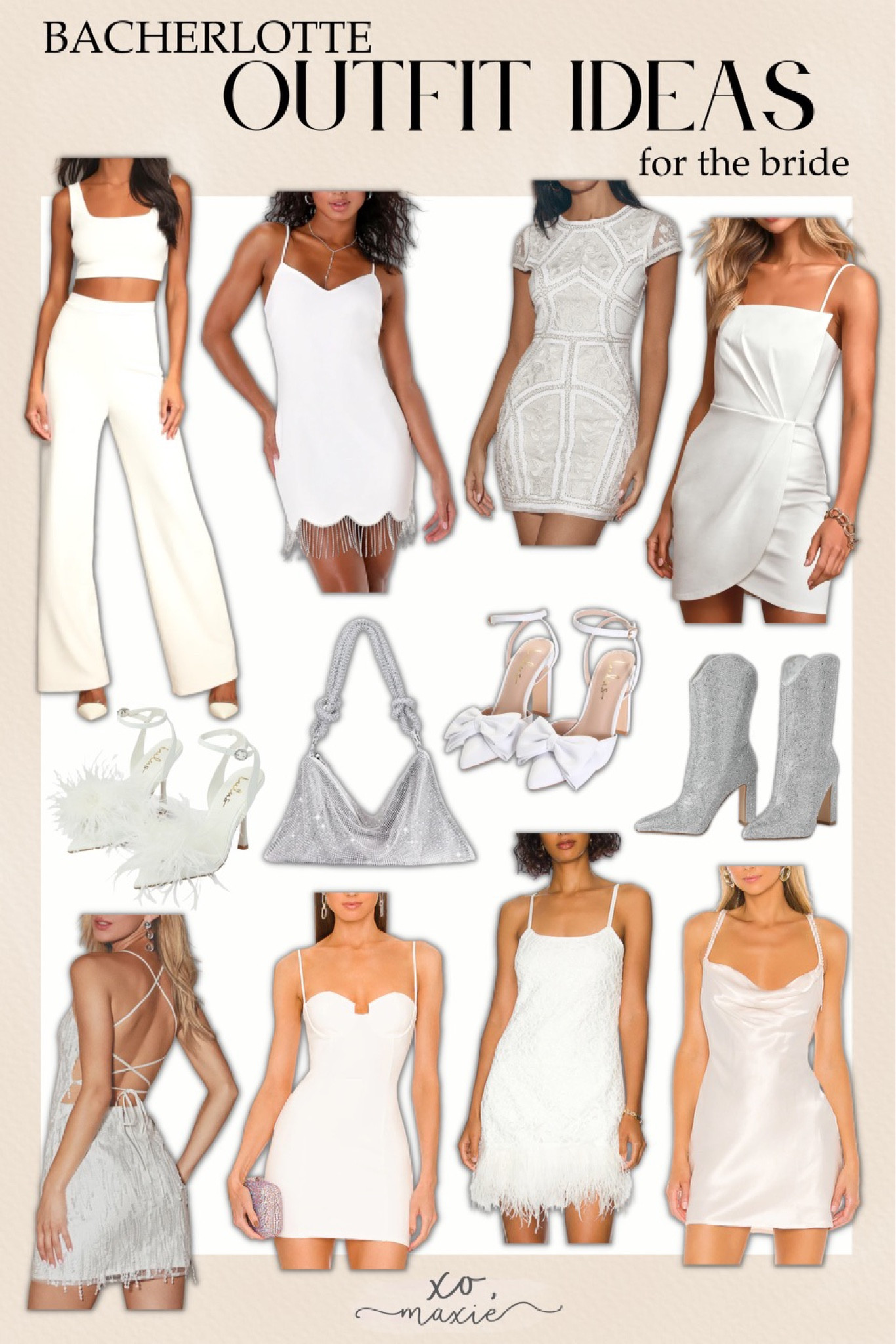 Bachelorette outfit ideas for the bride!

Bridal outfits, cute outfits for the bride, cute white dress, going out dresses, going out dresses for the bride, bachelorette outfit ideas, bachelorette heels, bachelorette accessories, bridal accessories, princess Polly, lulu’s, revolve, vacation outfits, outfit ideas for the bride, Vegas bachelorette outfits for the bride, Miami bachelorette outfits for the bride, Palm Springs bachelorette outfits for the bride, Texas bachelorette outfits for the bride, bridal heels, fun bachelorette dresses for the bride, fun bridal dresses, bedazzled boots, glam cowgirl bachelorette 

#LTKwedding #LTKFind #LTKshoecrush