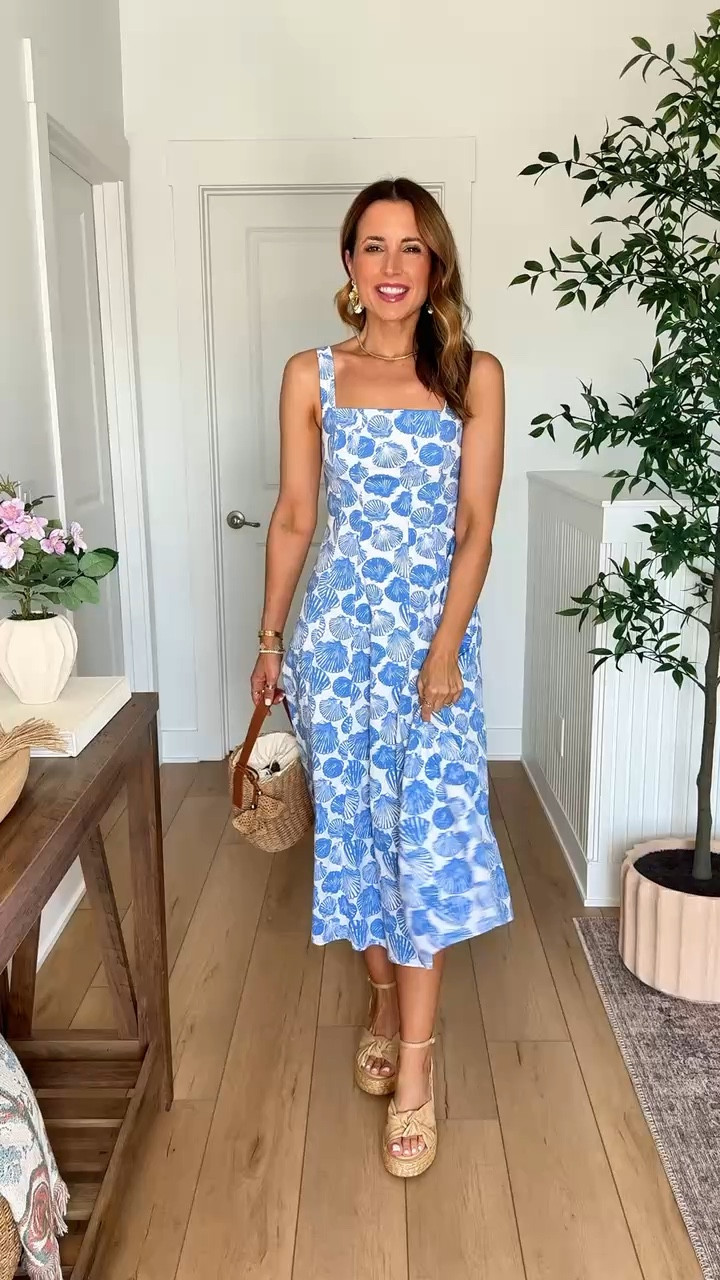 The prettiest spring dress in XXS petite. Sea shell midi dress. Palm Beach dress. Palm beach outfit. Charleston outfit. Coastal outfit. Vacation outfit. Vacation dress. Coastal dress. Summer wedding guest. Baby shower dress. Wedding shower dress. Heels are TTS. Party dress.


#LTKTravel #LTKWedding #LTKootd