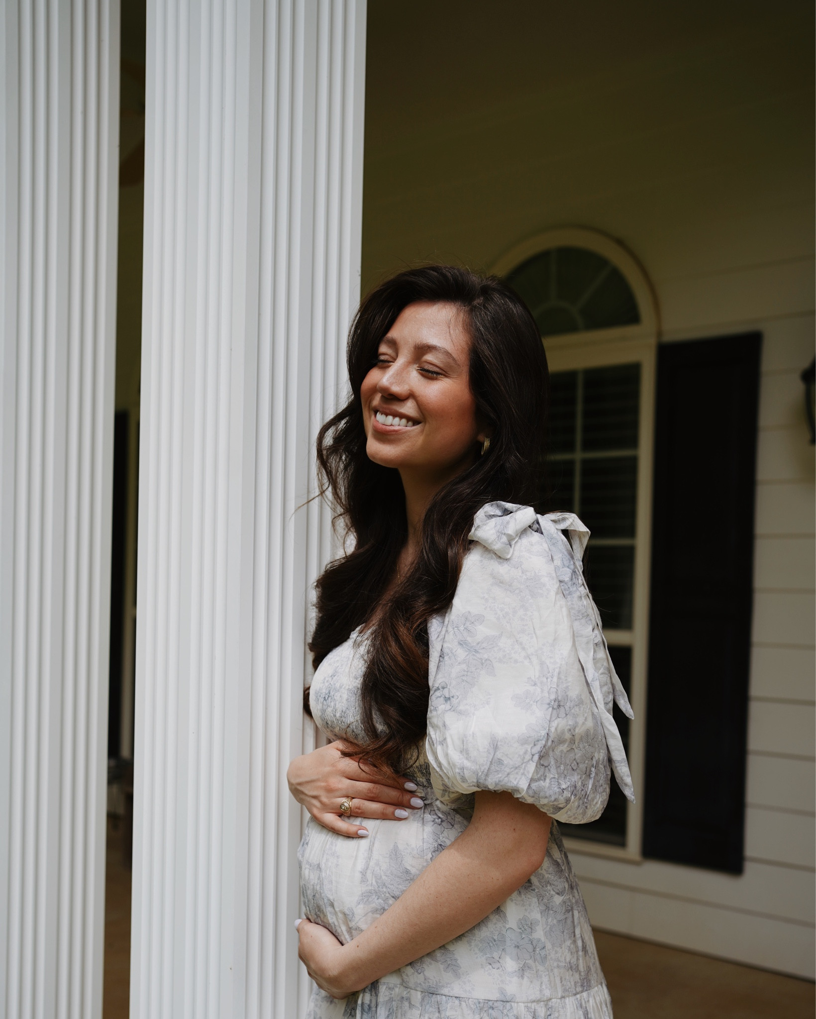 Lovely bump friendly dress for Easter ! This is not technically maternity, but it works beautifully as such and I love that I will be able to wear it post-baby!!! 

#LTKBaby #LTKBump #LTKTravel