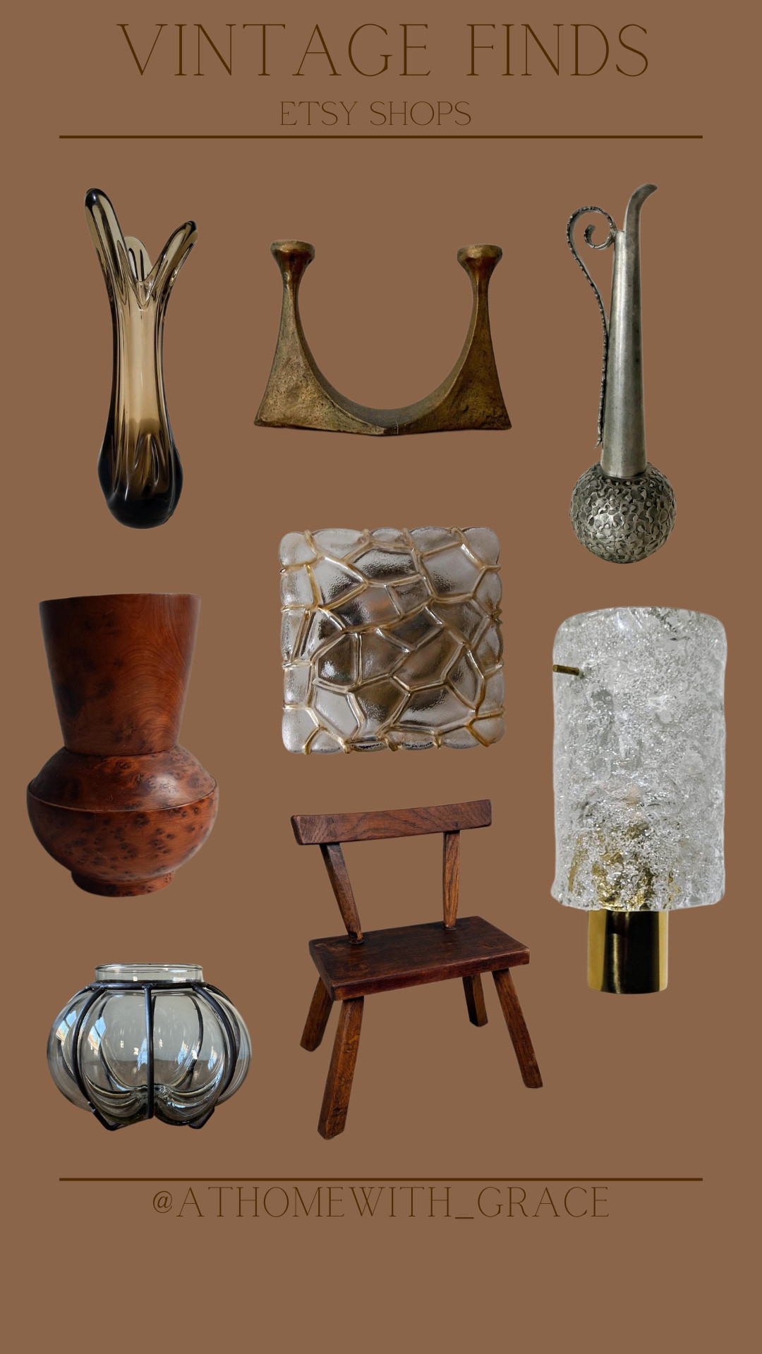 Vintage Etsy finds. One of a kind decor. Etsy shop. Etsy finds vintage modern. New and old. Collected decor. Vintage interiors. Collected interiors. Vintage vases. Vintage lights  

#LTKStyleTip #LTKHome #LTKFindsUnder100