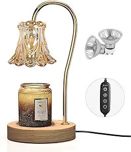 Candle Warmer Lamp, Dimmable Lantern with Timer, Wax Melt for Scented Candles, Compatible with Sm... | Amazon (US)