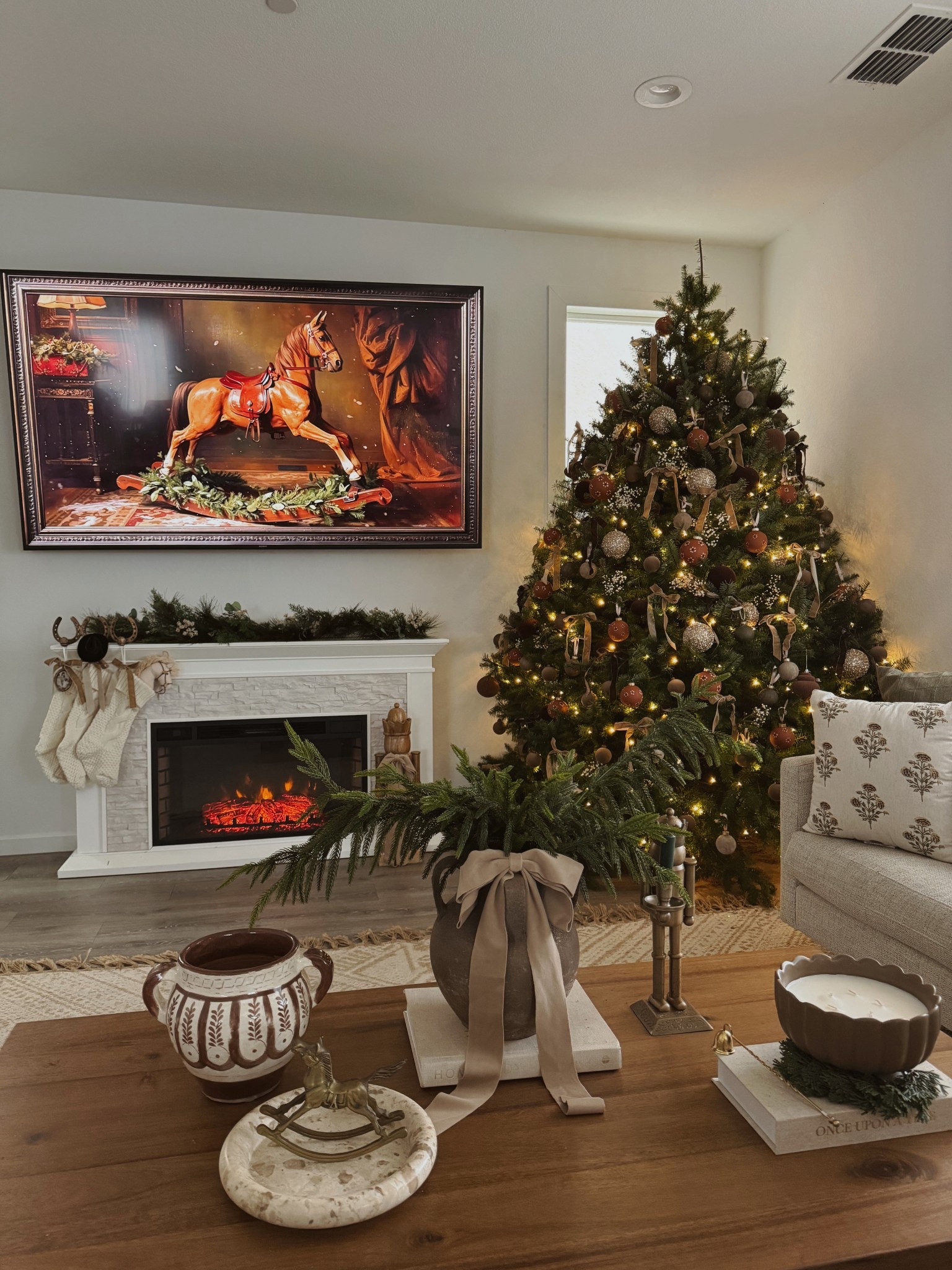 The coziest fireplace ✨

#LTKHome